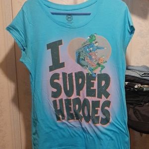 I love super heroes shirt